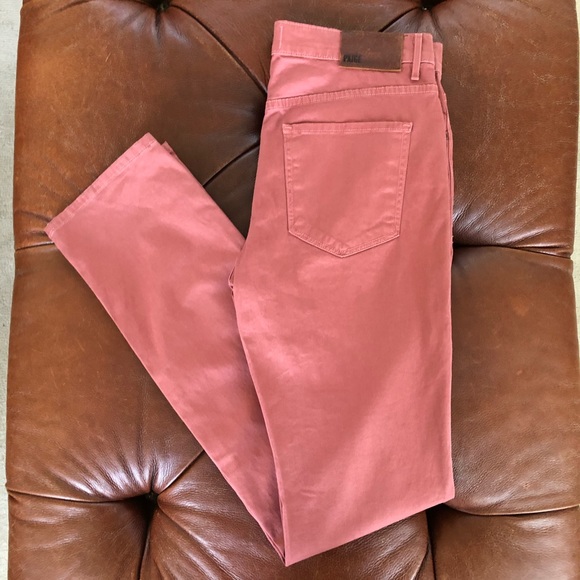 PAIGE Other - Paige Normandie Slim Straight Jeans Old Brick 31